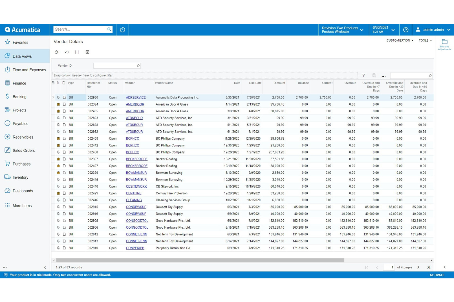 20 Best Ecommerce Accounting Software In 2024 The Ecomm Manager   Web App Library Categories Providers Screenshots 000 955 464 Pub Acumatica Cloud Erp 05c576ef 8f69 46fc B3c5 Bfda7e8efff3 Screenshot 1684301158 