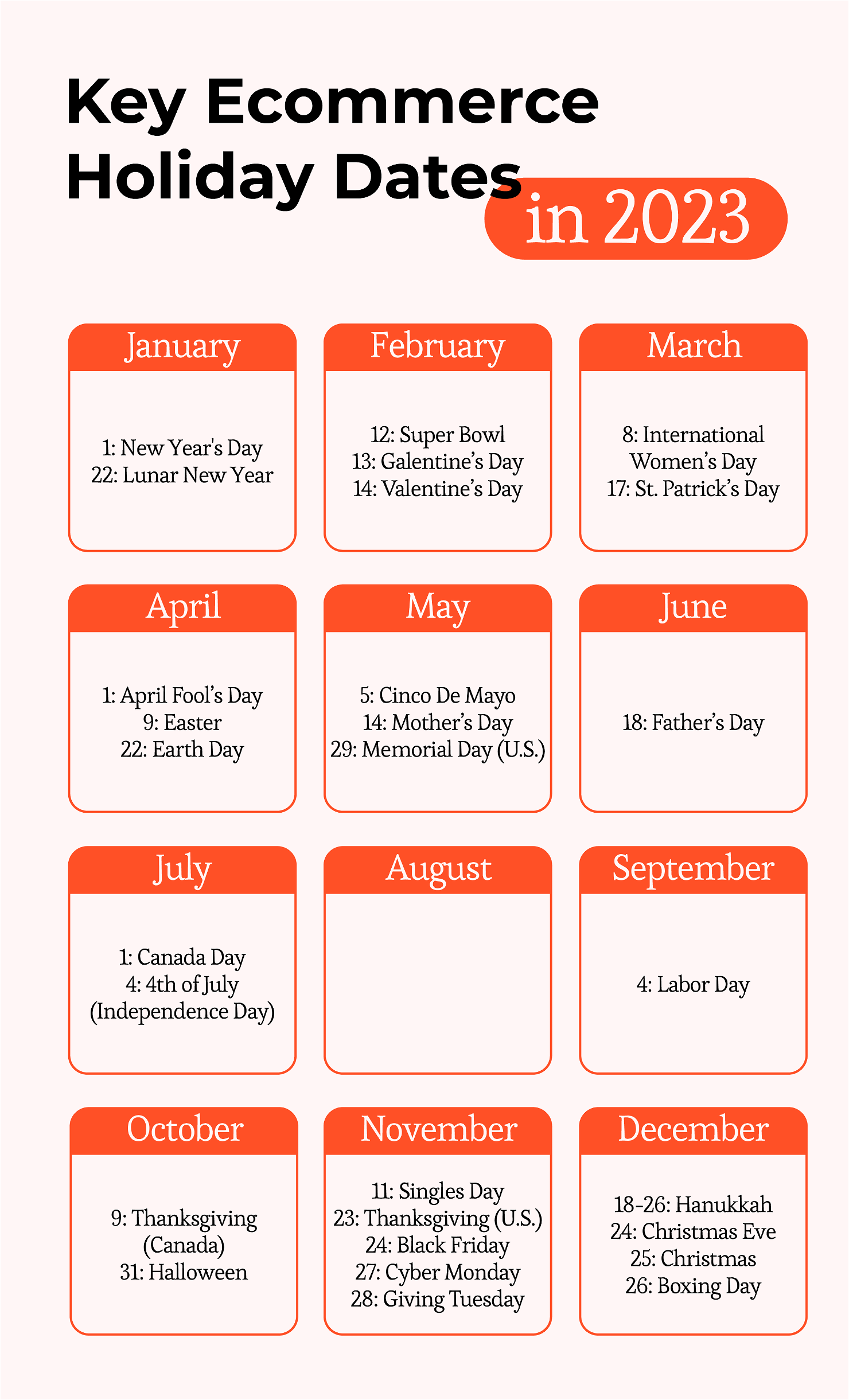 Holidays Plan Your Marketing Calendar For These Key Dates In