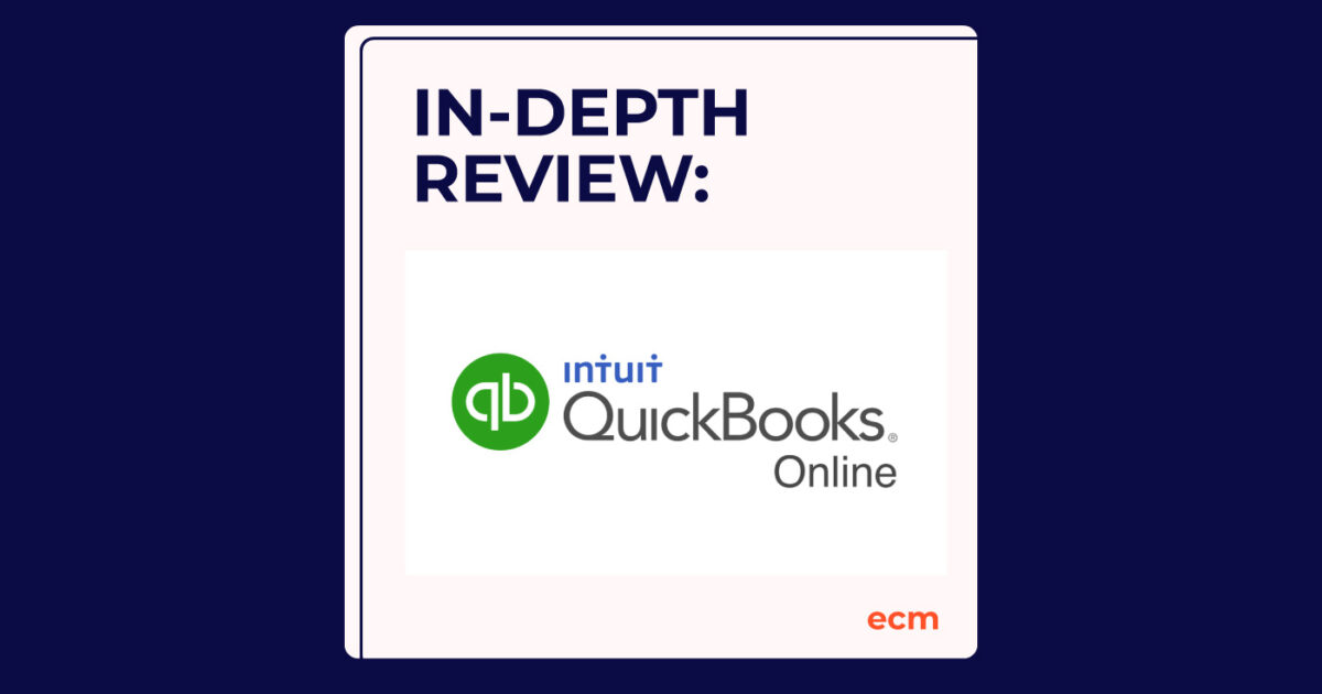 QuickBooks Online Ecommerce Accounting Software: In-Depth Review For ...