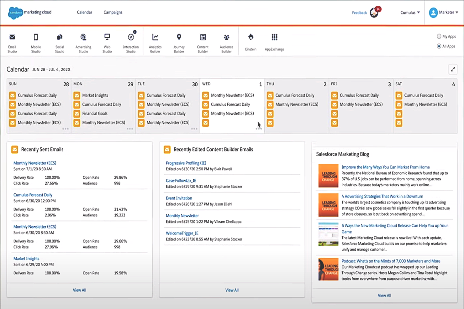 Salesforce CRM screenshot - 10 Best Online Marketing Software Tools Of 2023