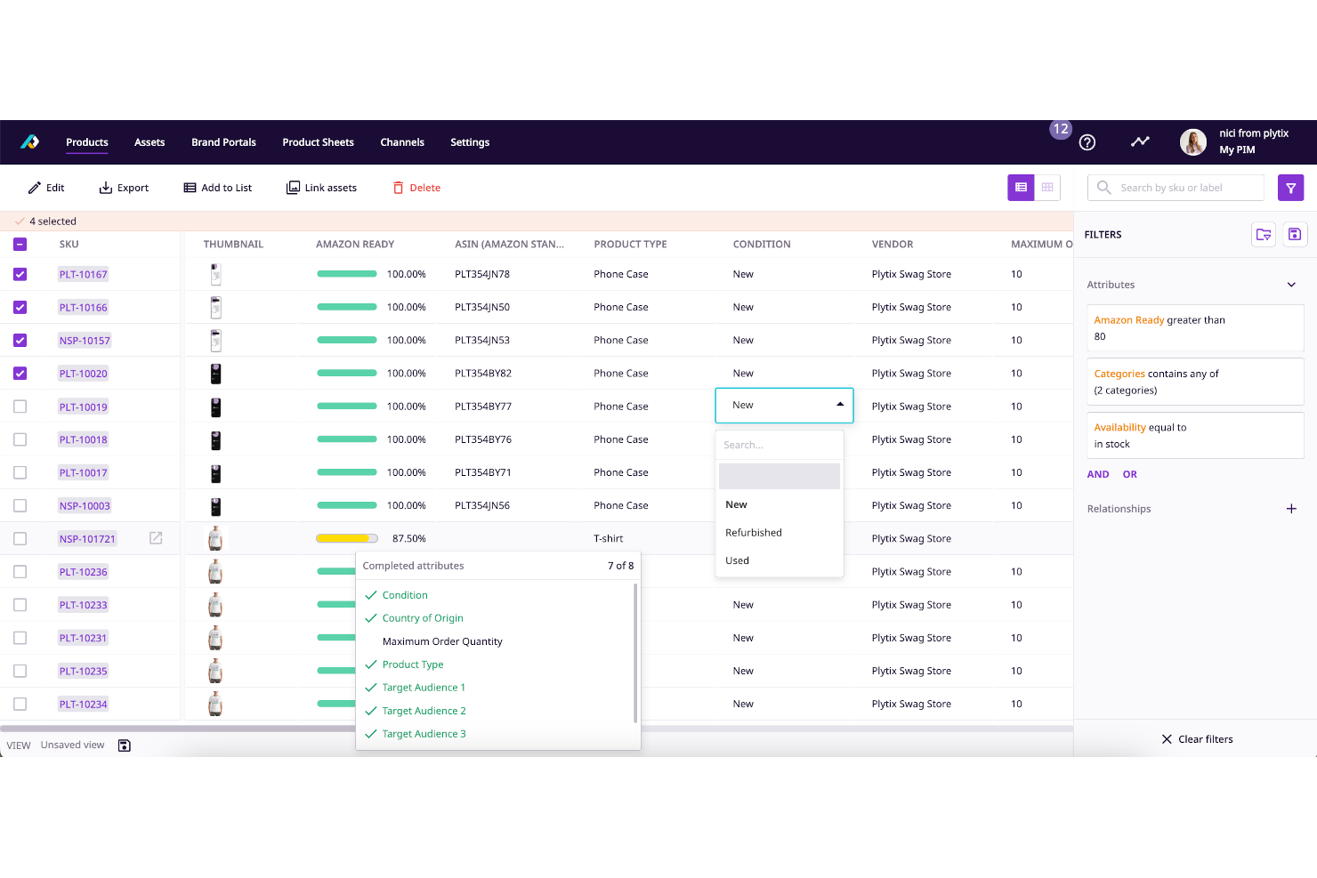 Plytix screenshot - 10 Best PIM Software For Product Information Management In 2023